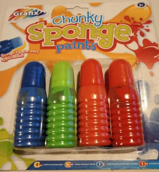  — Grafix Chunky Sponge Paints Set