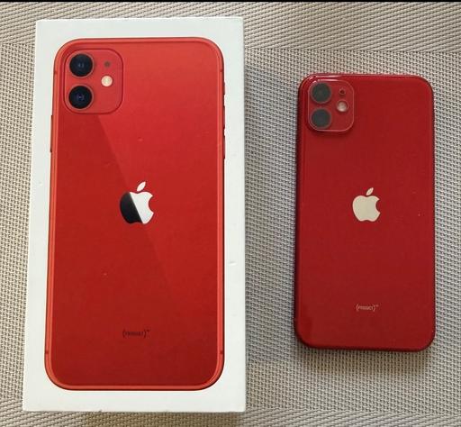  — Boxed iPhone 11 128gb red unlocked like new