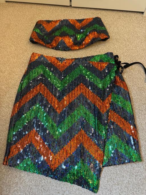  — Love & Other Things Xs/Uk 6 mini skirt co-ord
