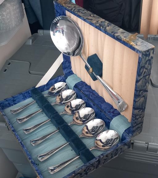  — Vintage 1950s desert spoon set