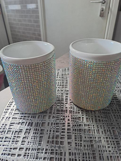  — 2x glizy storage pot pots