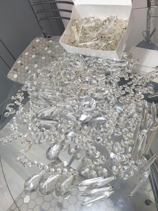  — Loads of  chandlier crystals