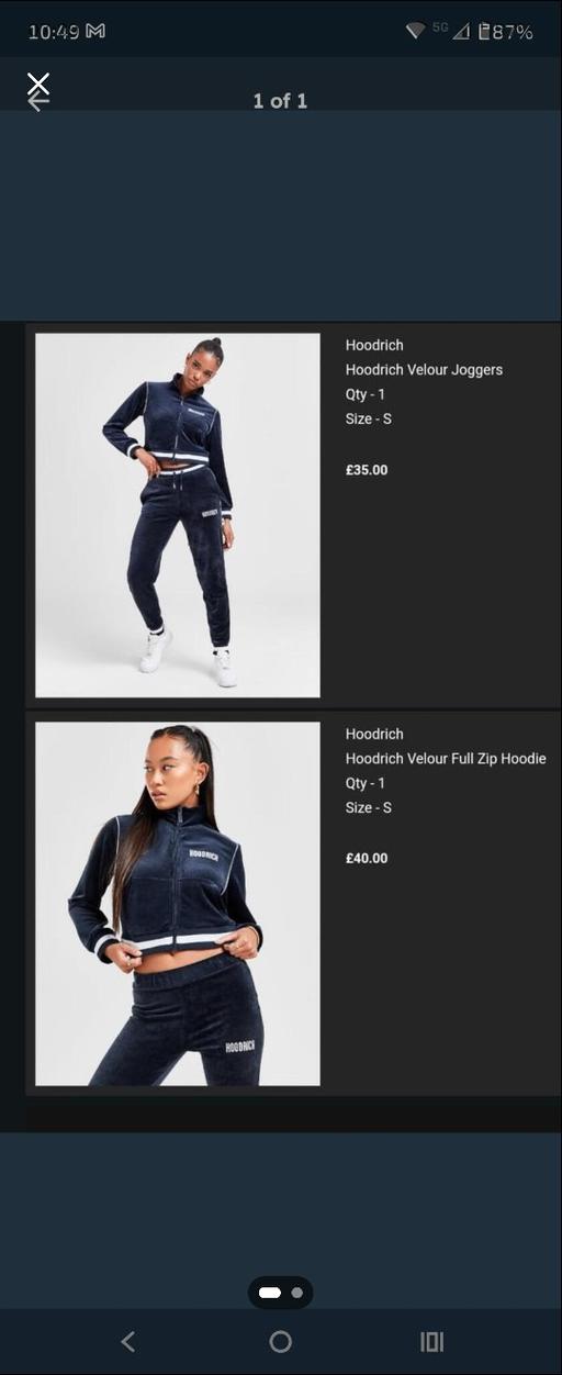  — Hoodrich tracksuit NEW Small