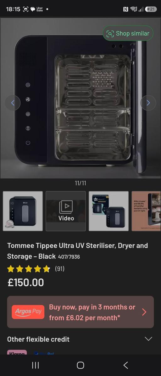  — tompee tipper steriliser