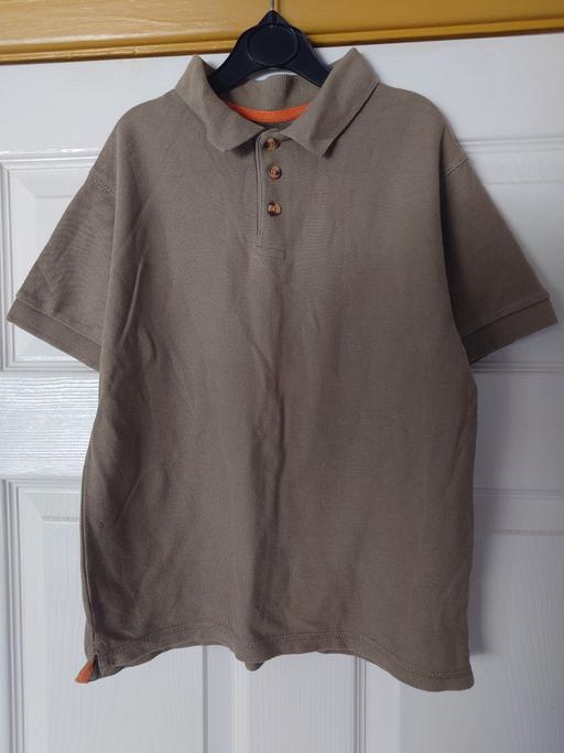  — Boys khaki polo top size 10 years