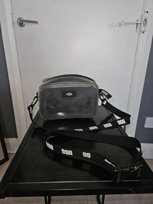  — UGG Janey II Clear Sheepskin Bag (Black)
