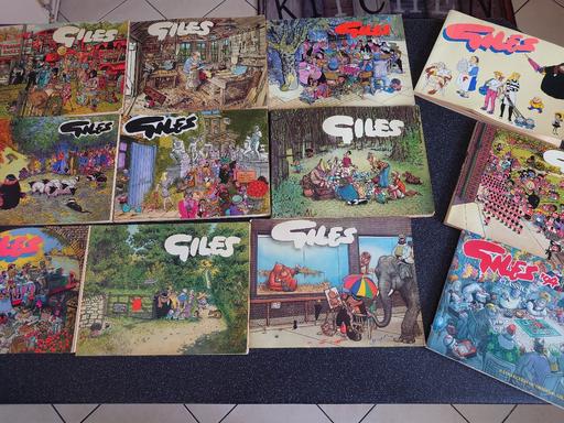  — Joblot of 12 70s & 80s Giles cartoon BOOKS