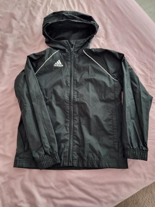  — boys adidas rain mac