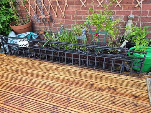  — 3 Lengths of Wrought Iron Fence Border