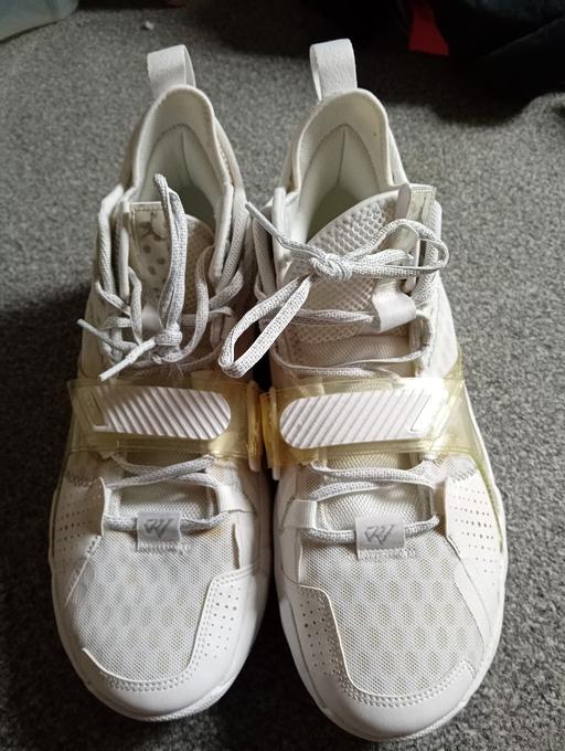  — size 12uk white Jordan trainers