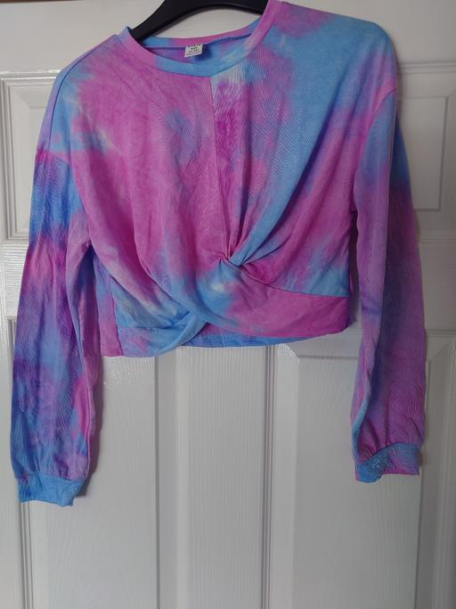  — Girls long sleeve shein tie-dye top size11-12