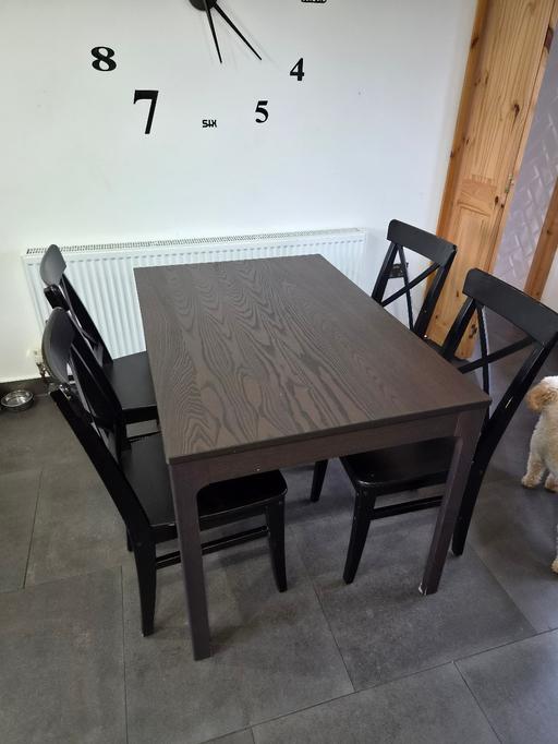  — Ikea table + 4 chairs