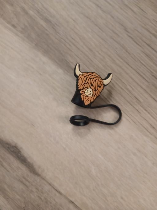  — Highland Cow Straw Cover New