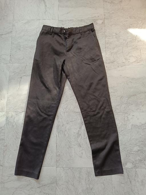 — George Boys Black Slim Leg School Trousers