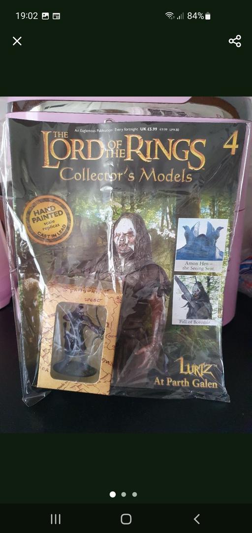  — lord of the rings collectors model issue 4