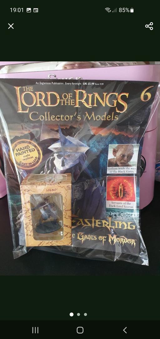  — lord of the rings collectors model issue 6