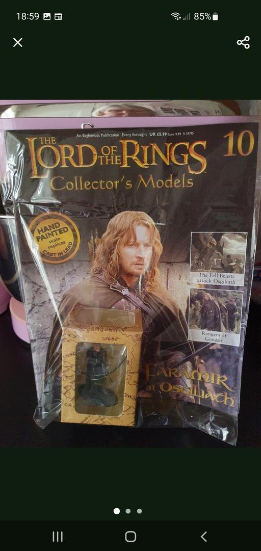  — lord of the rings collectors model issue 10