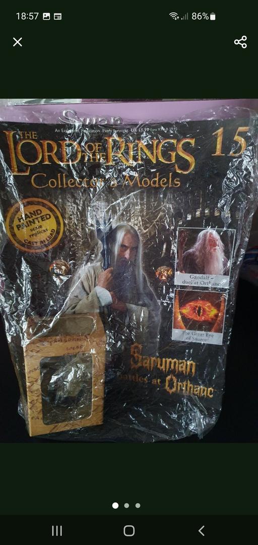  — lord of the rings collectors model issue 15