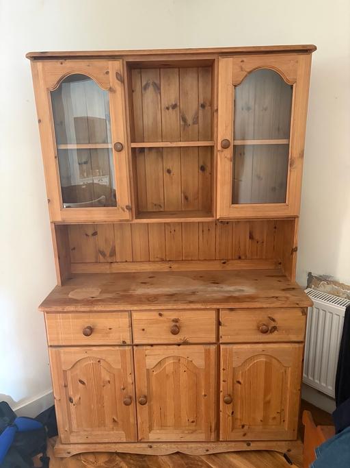  — Vintage solid pine kitchen dresser