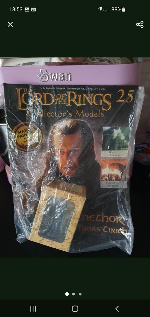  — lord of the rings collectors model issue 25
