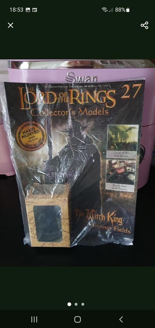  — lord of the rings collectors model issue 27