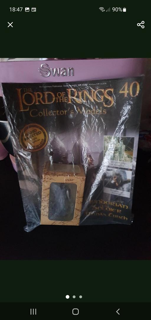  — lord of the rings collectors model issue 40