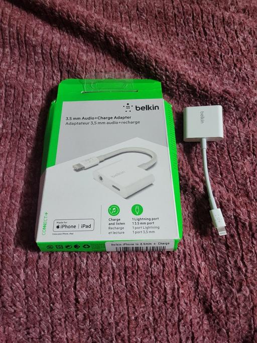  — Belkin 3.5mm Audio + Charge Adapter for iPhon