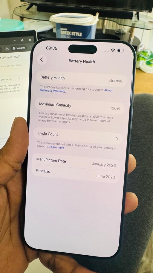 — Apple iphone 17 pro max 256Gb