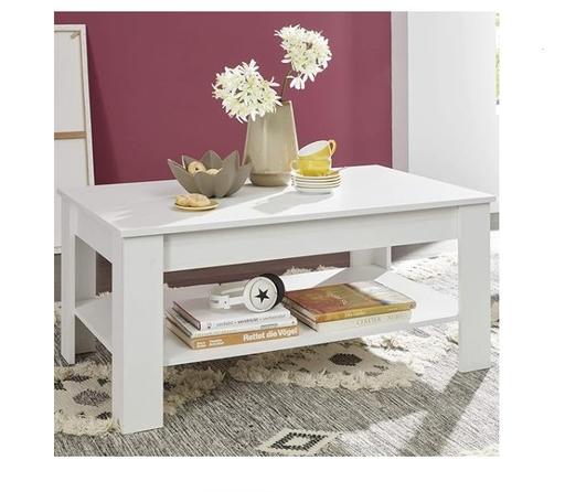  — Trendteam Coffee Table White Pine, 110x67 cm