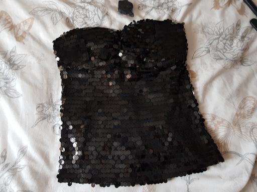  — NEW size 10 womens sequin top