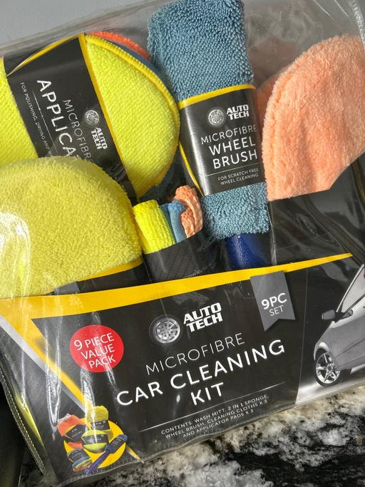  — Car cleaning kit, 9 piece, new. Father’s Day?