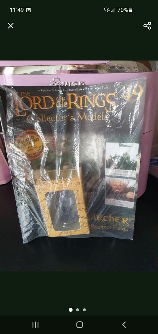  — lord of the rings collectors model issue 49