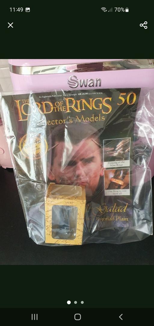  — lord of the rings collectors model issue 50