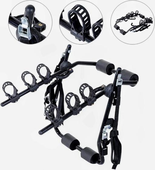  — 3 Bike Rear Hitch Mount Carry Rack