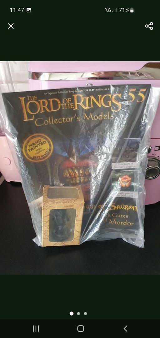  — lord of the rings collectors model issue 55