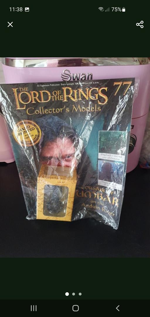  — lord of the rings collectors model issue 77