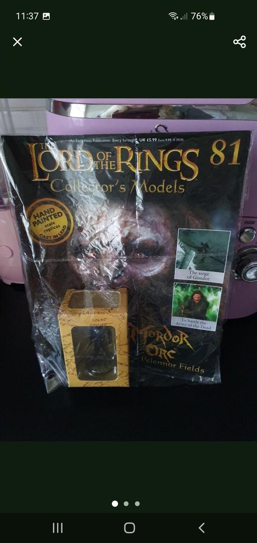  — lord of the rings collectors model issue 81