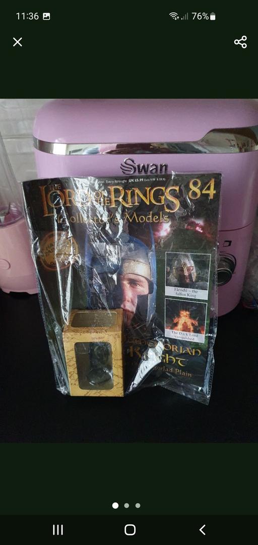  — lord of the rings collectors model issue 84