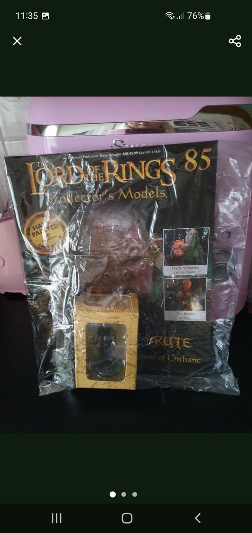  — lord of the rings collectors model issue 85