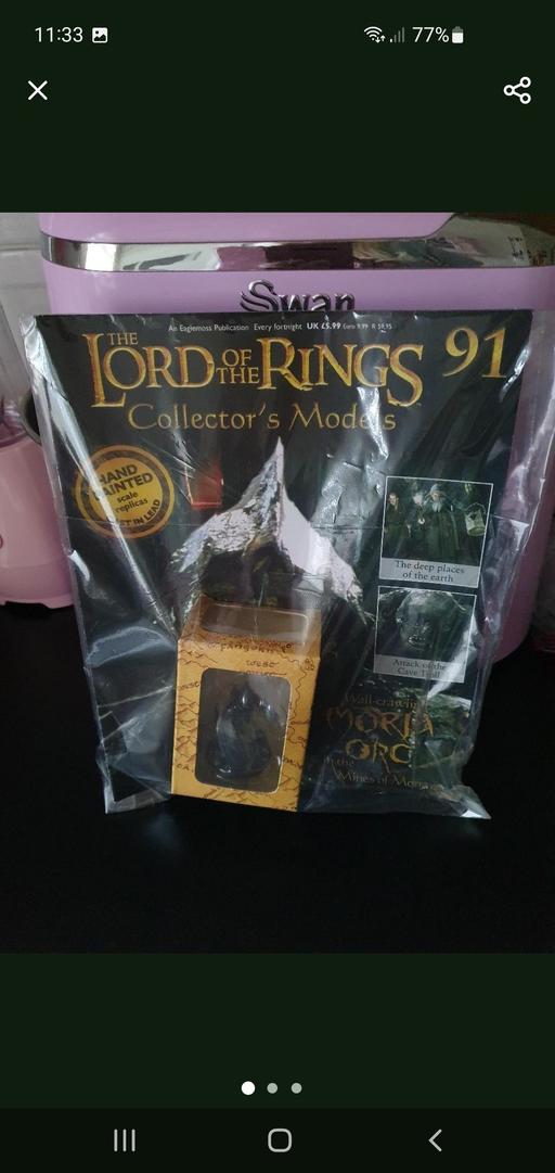  — lord of the rings collectors model issue 91