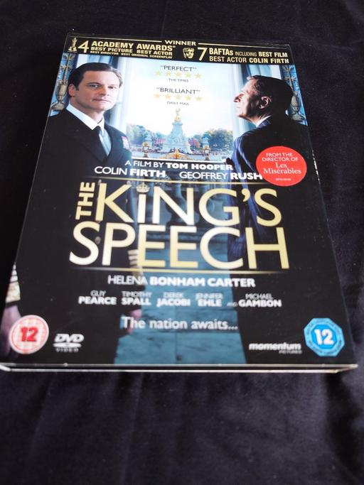  — The king's speech DVD