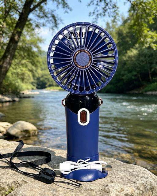  — Handheld Fan USB Rechargeable 1200mAh