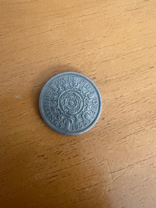  — 1953 two shillings coin