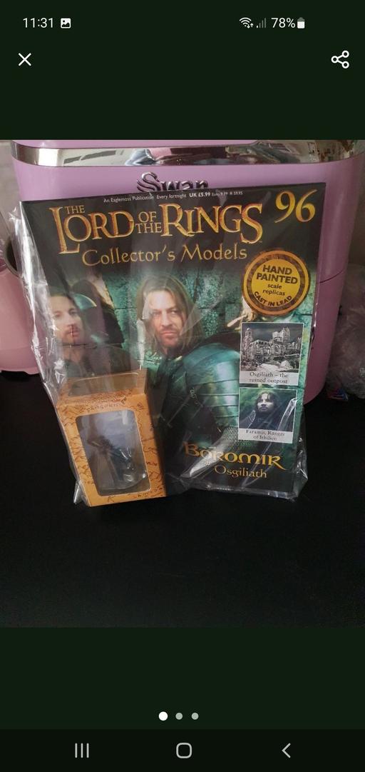  — lord of the rings collectors model issue 96