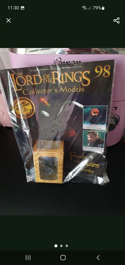  — lord of the rings collectors model issue 98