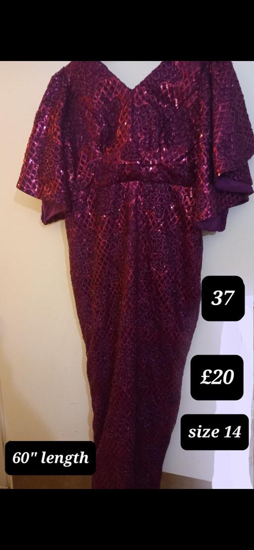  — new homemade burgundy lace dress