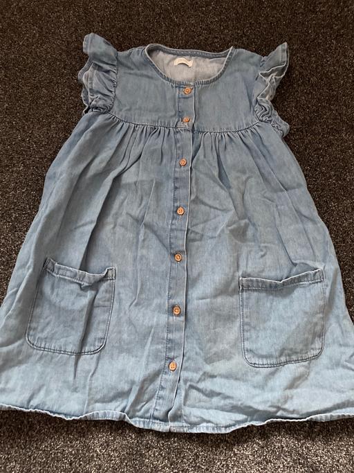  — Girls denim dress
