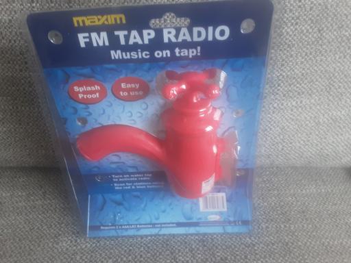  — Brand new boxed Tap Radio FM red