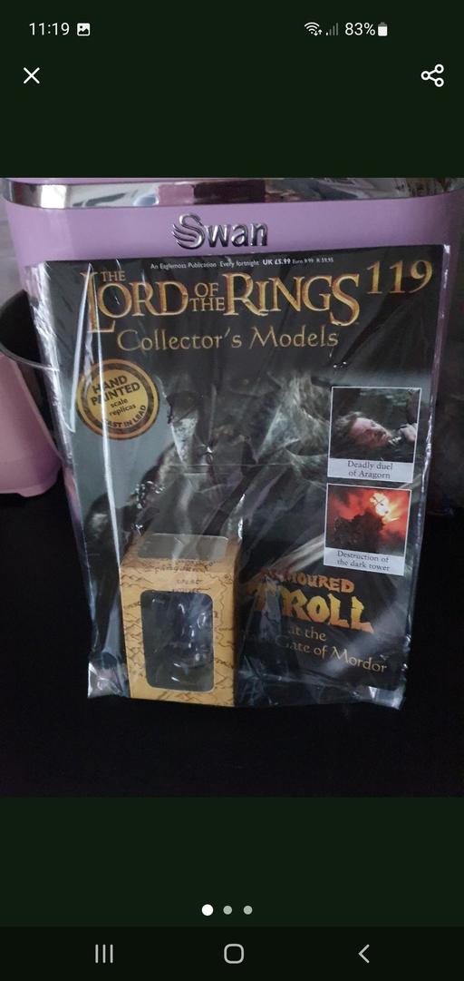  — lord of the rings collectors model issue 119