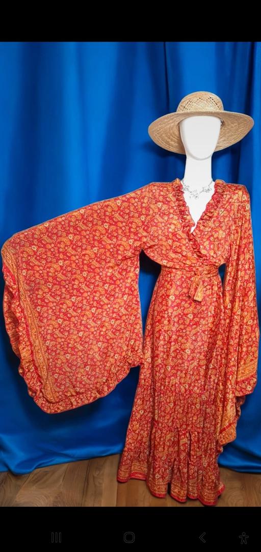  — beautiful boho hippie wrap dress one size